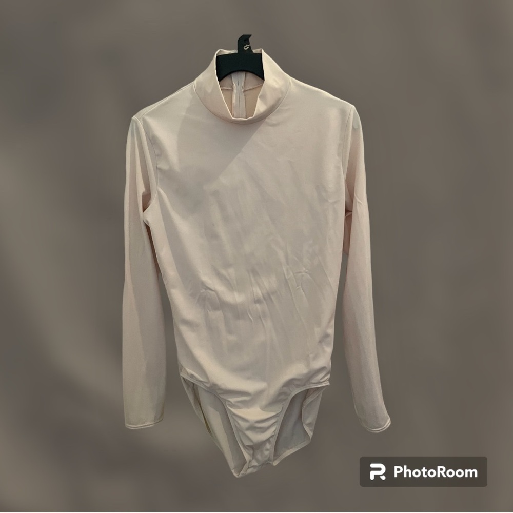 White Turtleneck Leotard